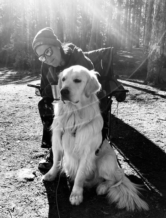 Trudi and dog