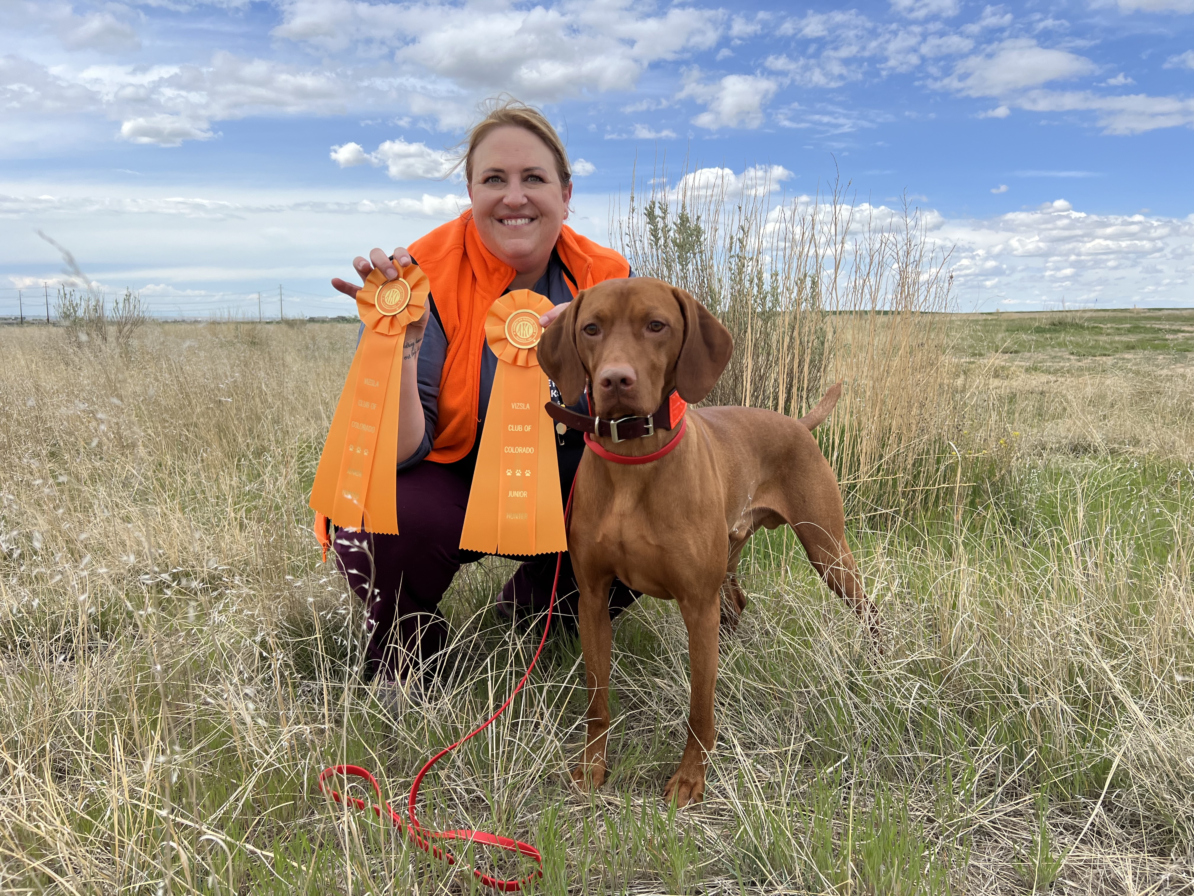 Becky and dog